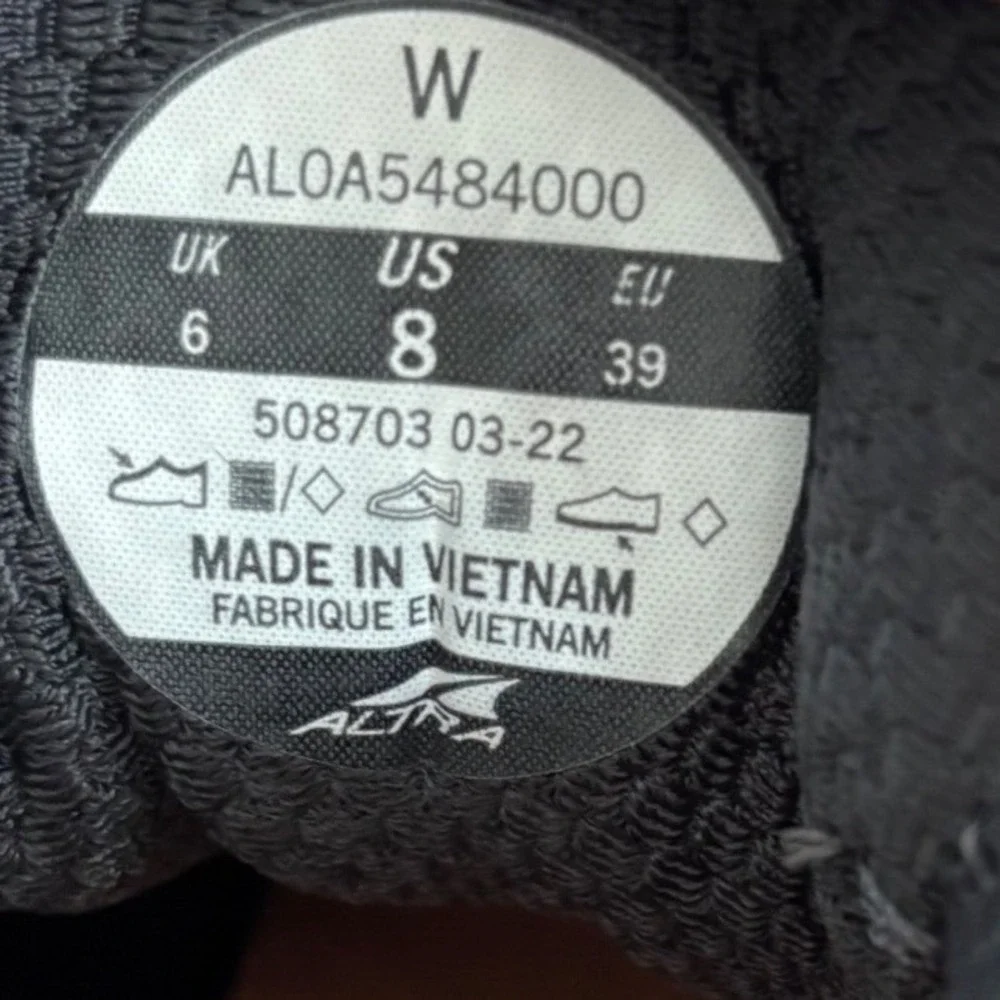 Altra Paradigm 6 Womens Running Shoes Black Rose Gold EGO MAX Sneakers us 8 - Picture 9 of 9